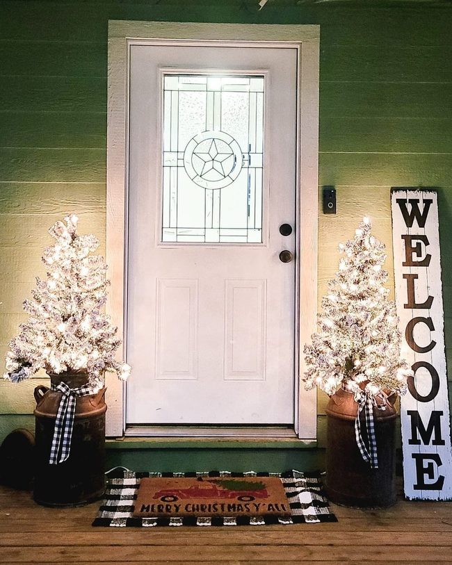 Glowing Trees Frame Your Welcome