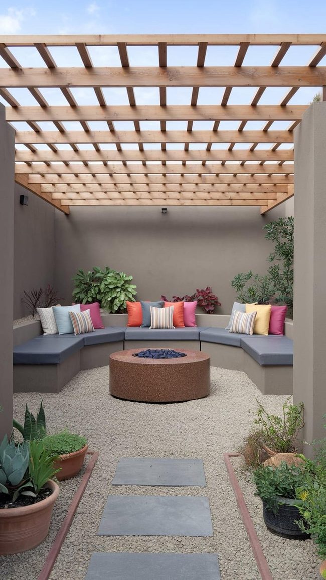 Smooth Stone Chairs In Gravel