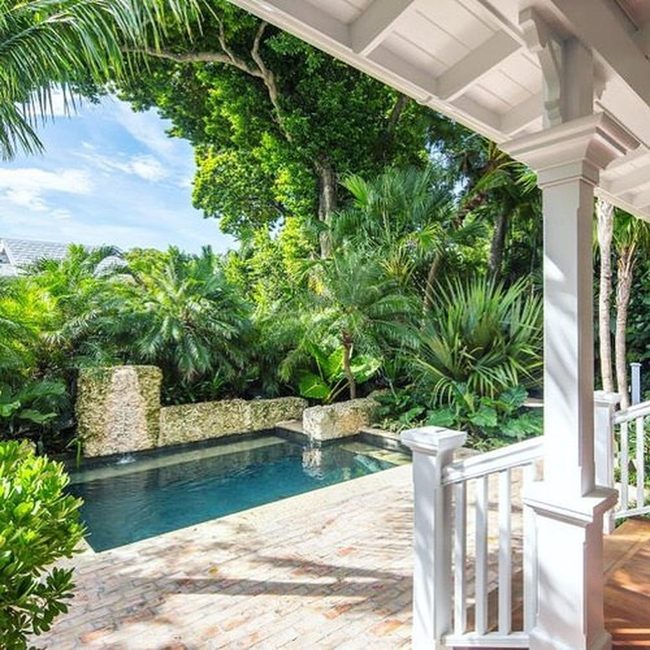 Tropical Green Paradise Backyard