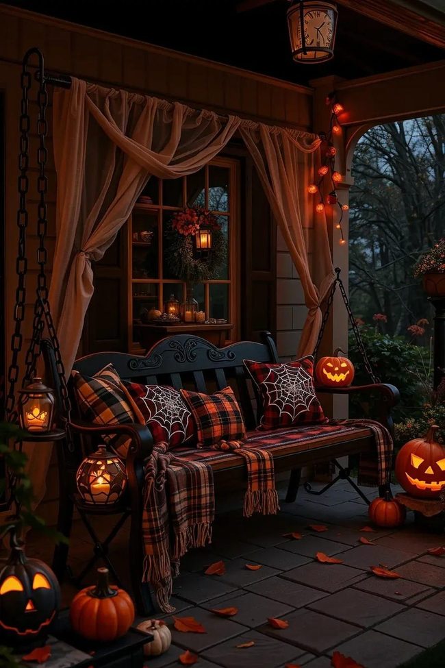 Haunted Swing Dark Throws