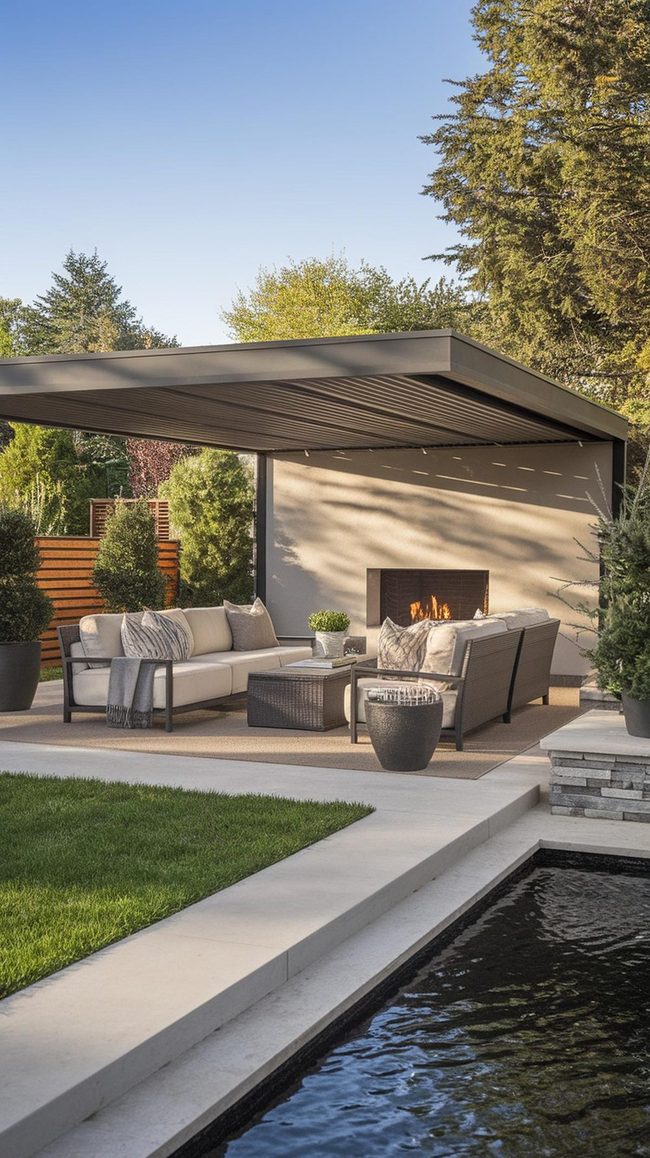 Fire Pit Garden Living Room