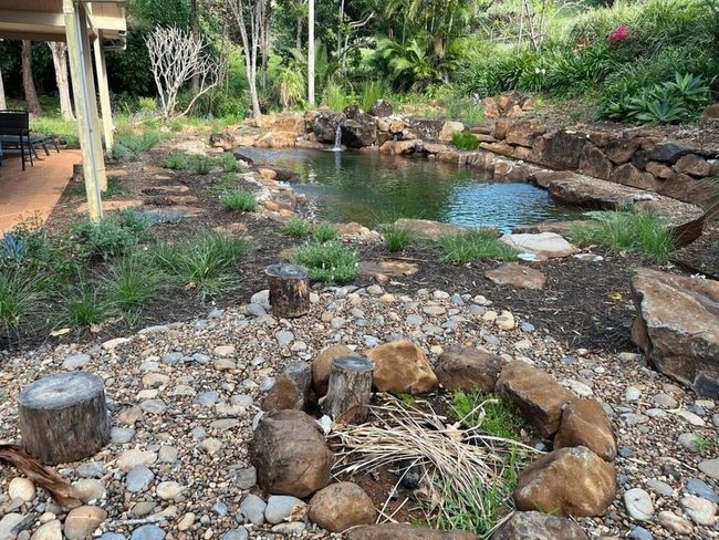 Firelit Pond Gathering Kitchen