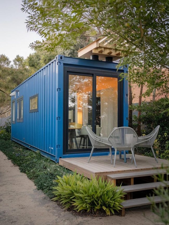 Shipping Container Woodworking Studio