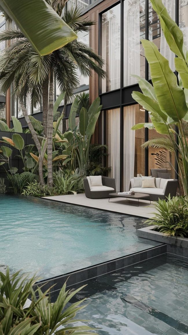 Glass-Enclosed Year-Round Swimming