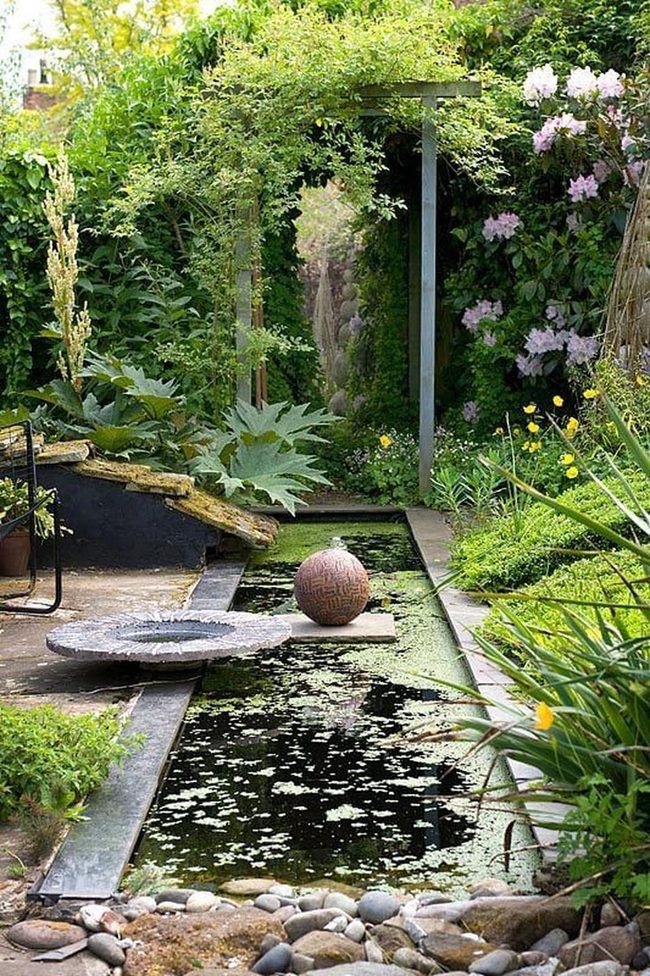 Stone Sphere Garden Sanctuary