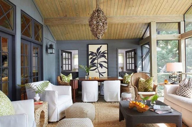 Gray Porch, Natural Layers, Soft Retreat