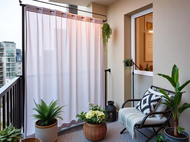 Wooden Privacy Screens Transform Balconies