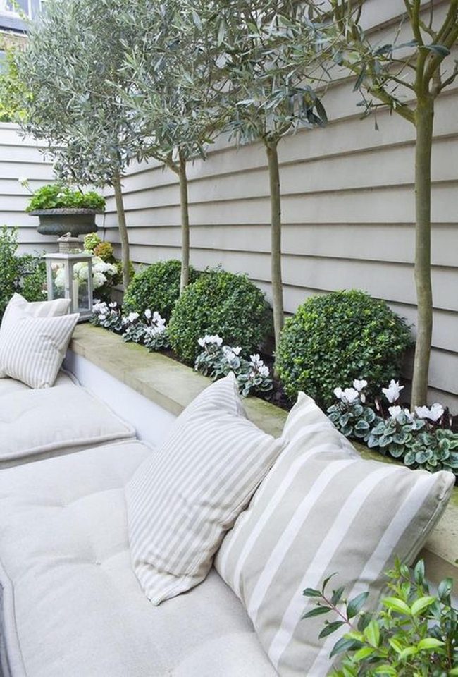 Gray Siding Garden Retreat