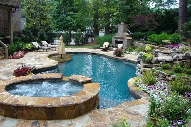 Water Features And Firelit Gatherings