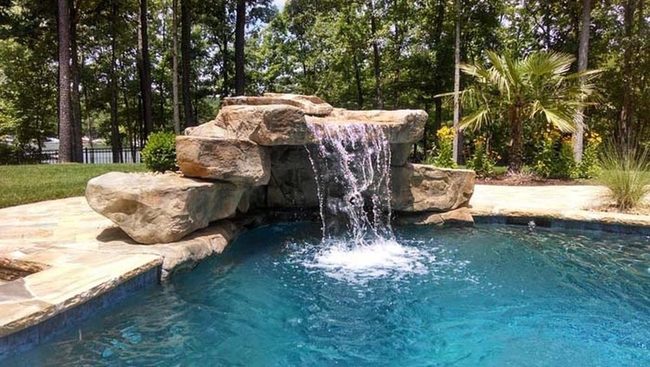 Waterfall Pool Feature Design