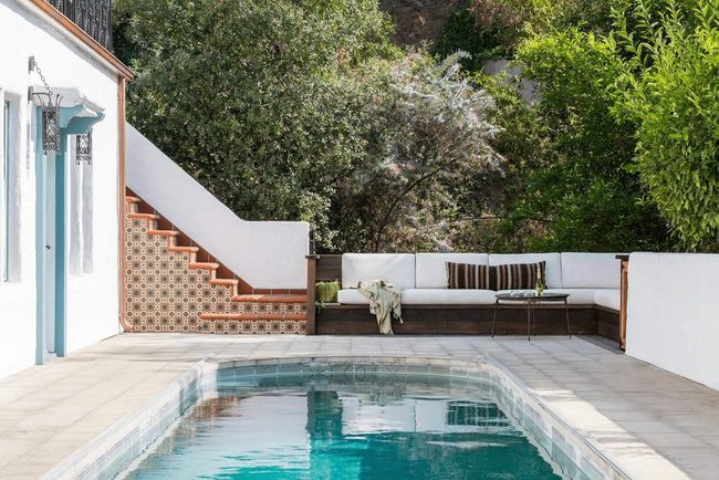 Narrow Pool Spanish Terracotta