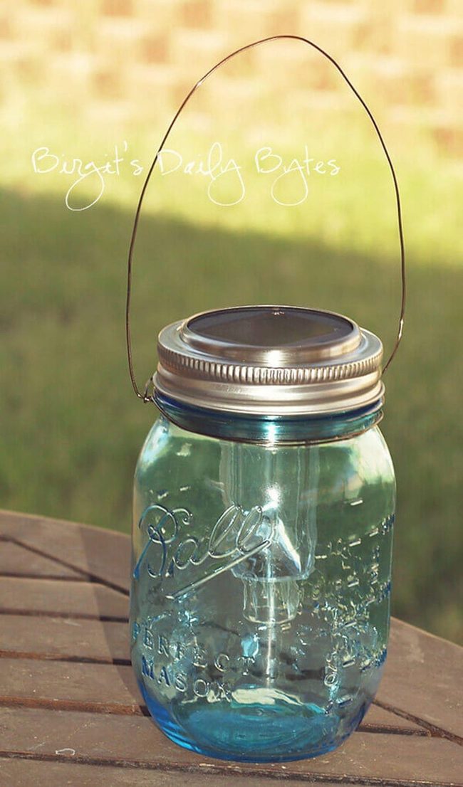 Hanging Mason Jar Solar Lights