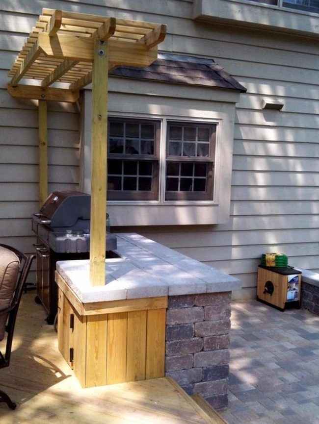 Stone And Wood Grilling Retreat