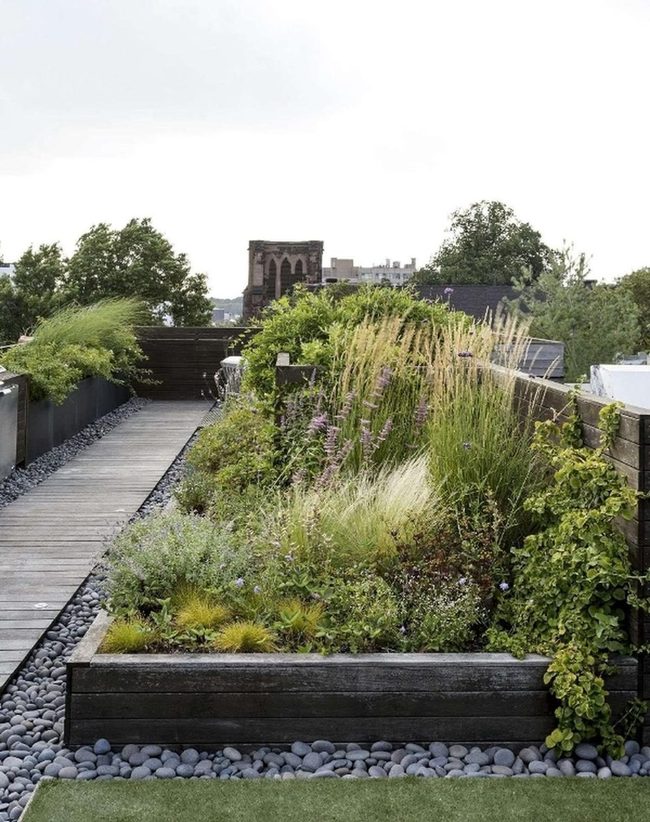 Rooftop Garden Above The City