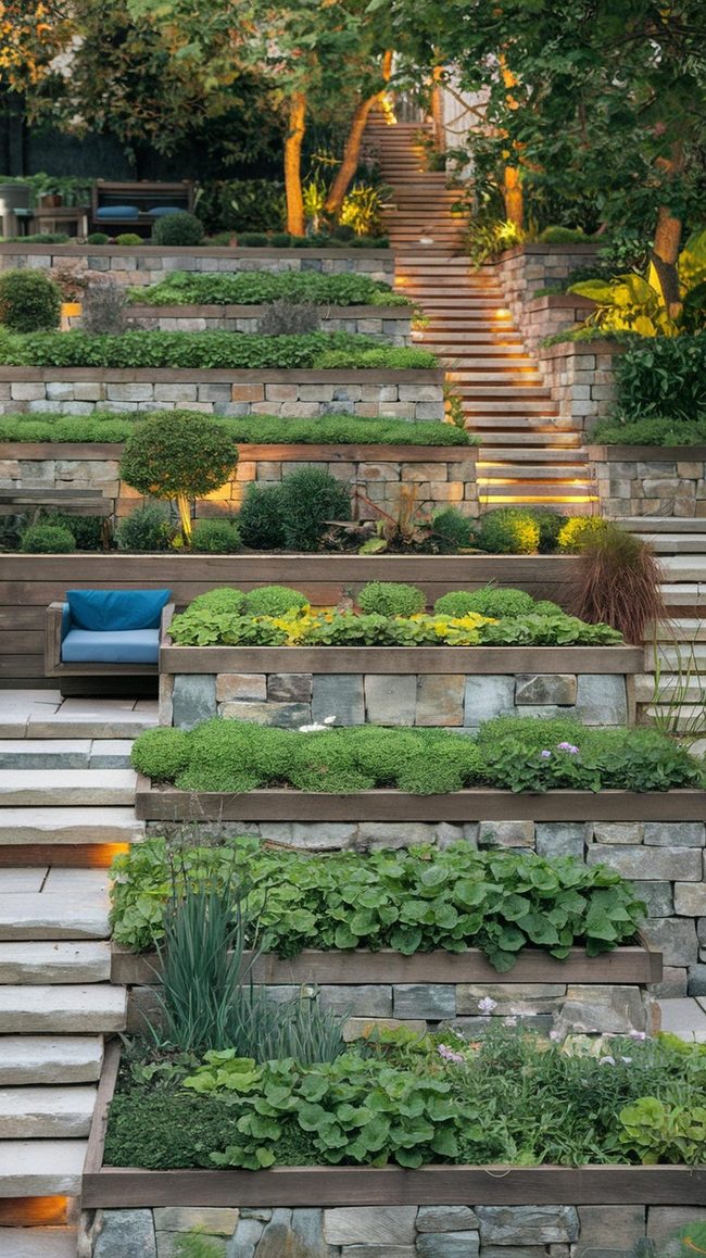 Terraced Terraces Transform Slopes
