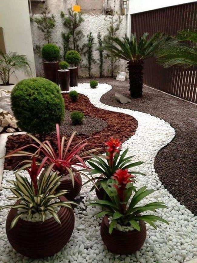 Blazing Color Garden Path
