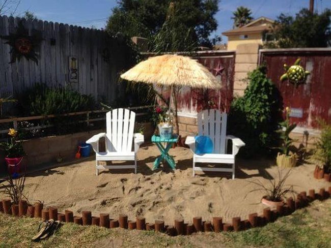 White Chairs, Golden Sand Escape