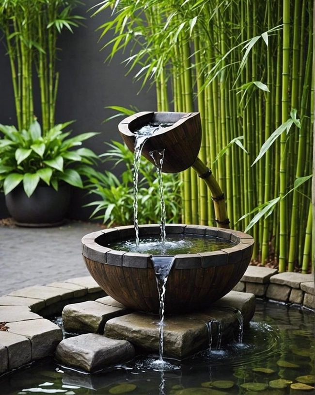 Trickling Bamboo Water Sounds