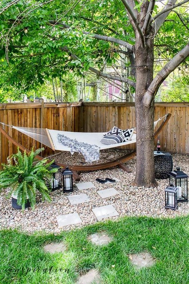 Backyard Hammock Garden Retreat