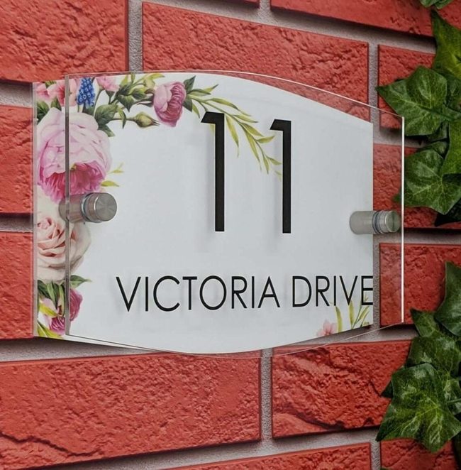 Custom Address Signs With Included Hardware