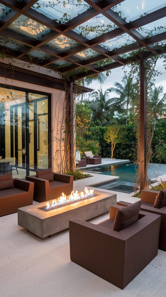 Tropical Plants Meet Clean Lines
