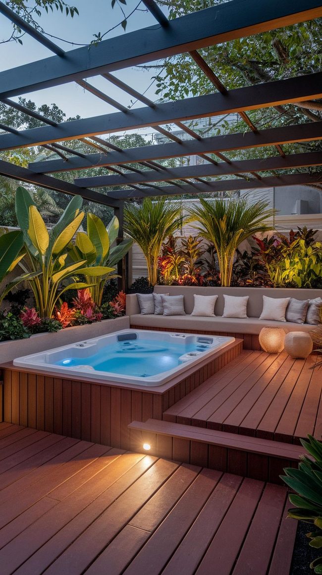 Compact Hot Water Spa Oasis