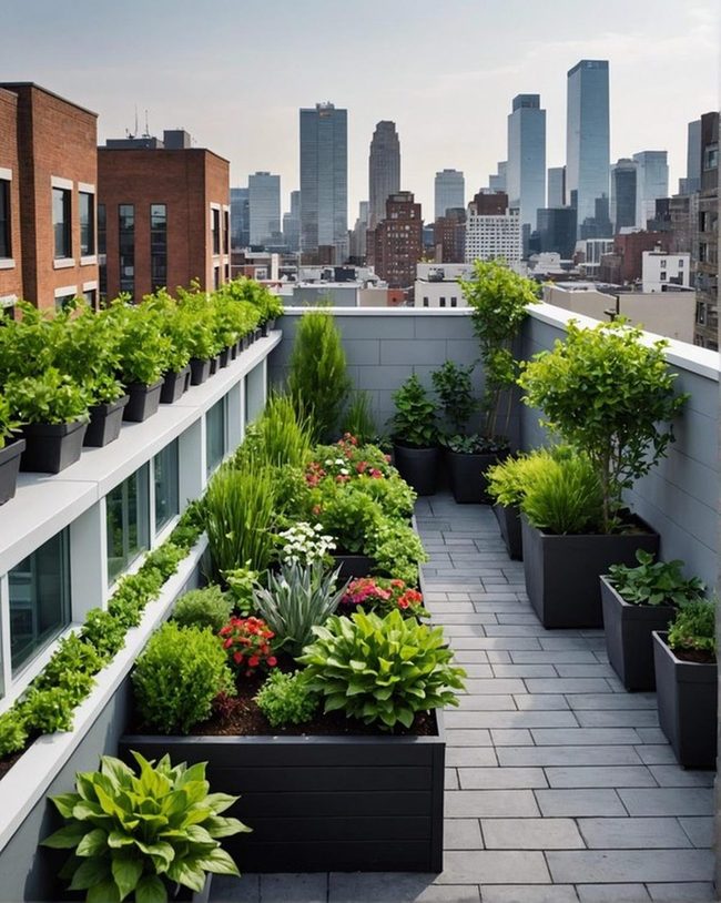 Urban Green Above the Skyline