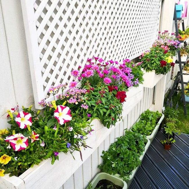 Blooming Fence Planters Garden Display