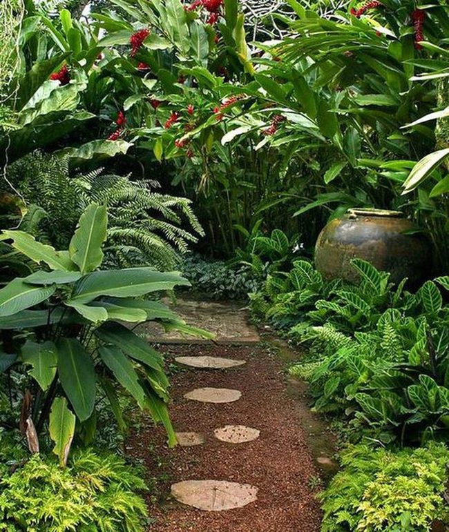 Stone Path To Ceramic Centerpiece
