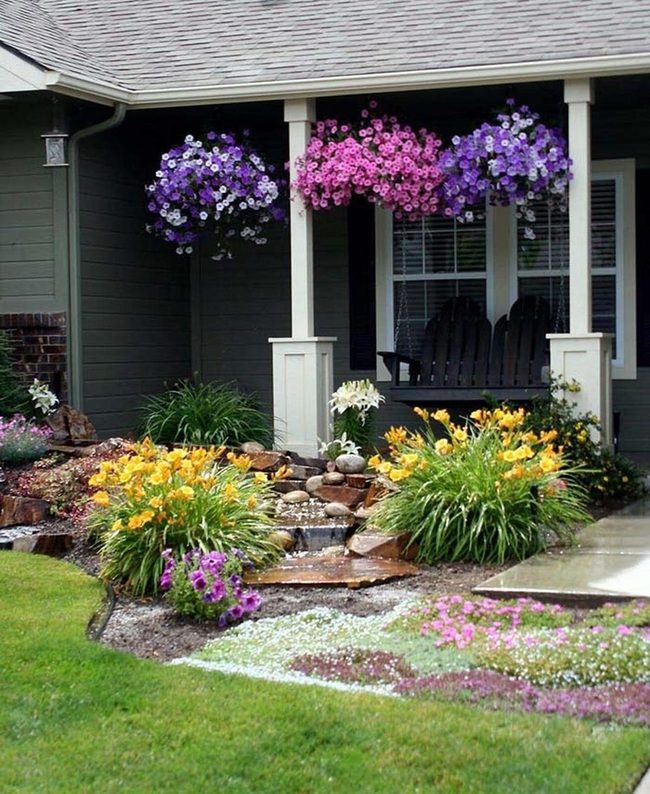 Cascading Water Stone Garden