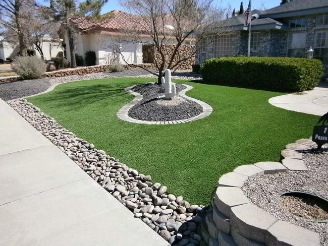 Green Grass Golf Practice Yard