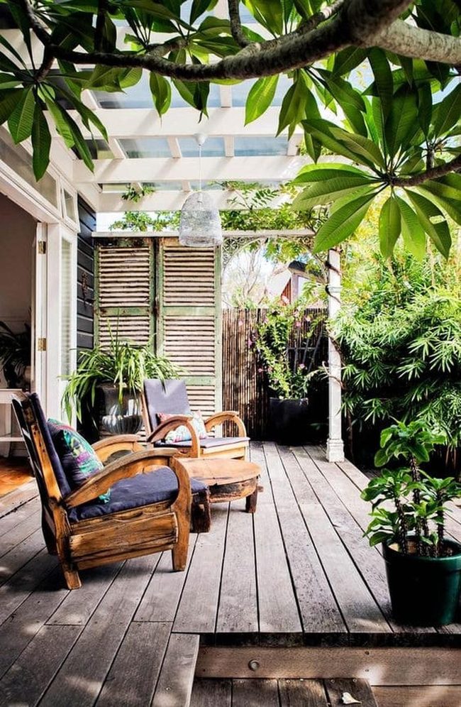 Tropical Green Potted Paradise