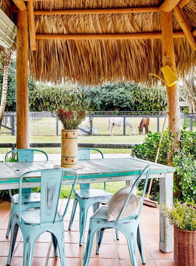 Straw Roof Patio Escape