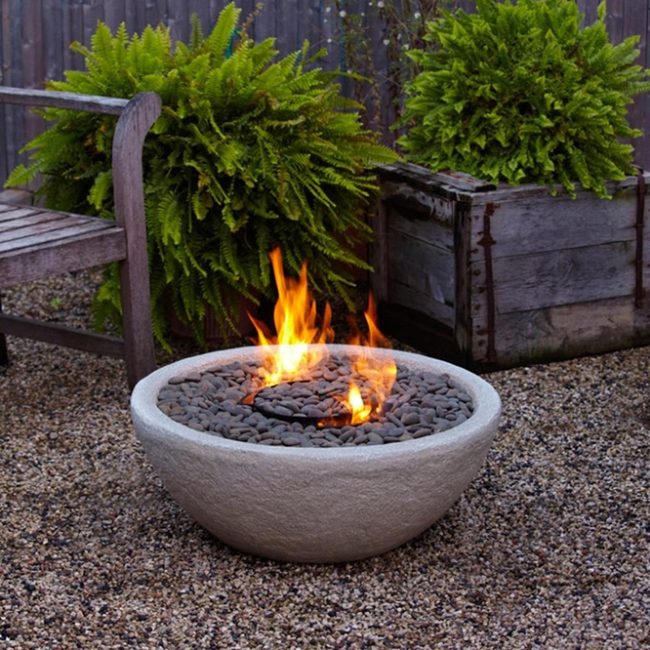 Stone Circle Flames And Ferns