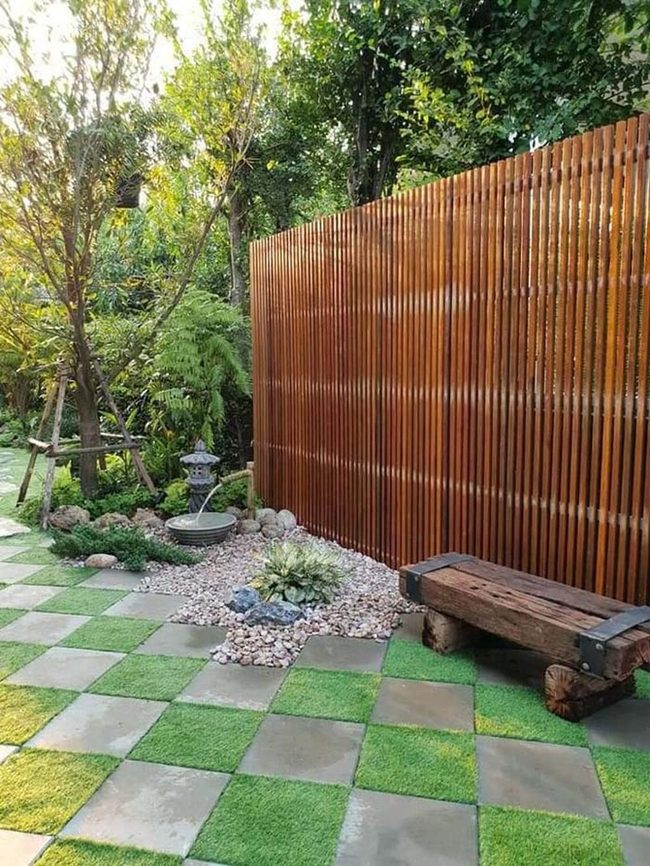 Wooden Bench, Garden Moments