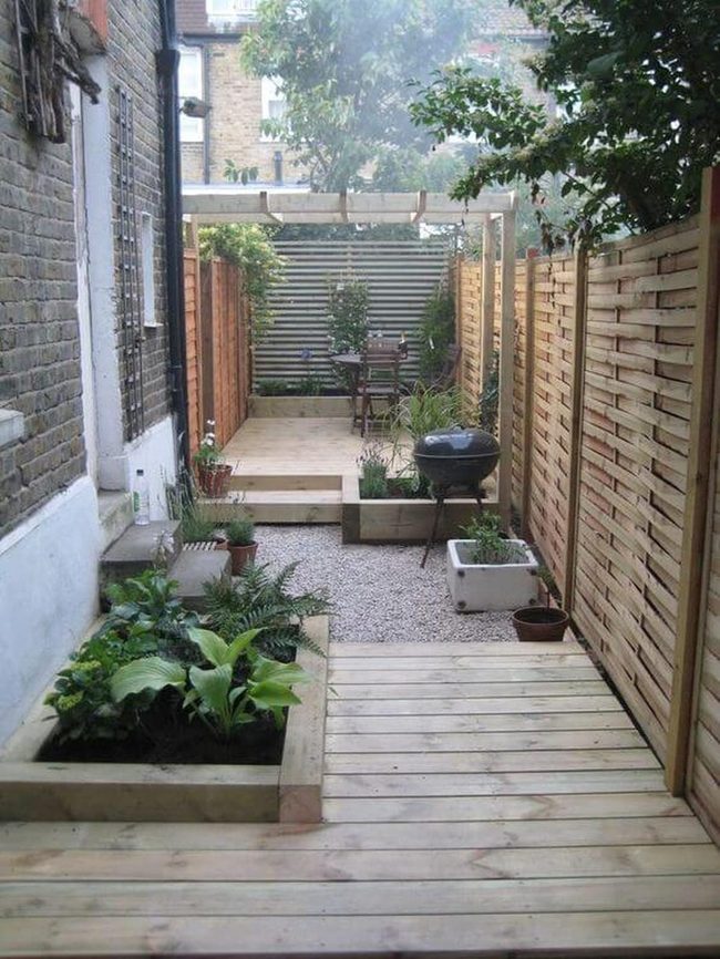 Wooden Deck Fire Pit Oasis