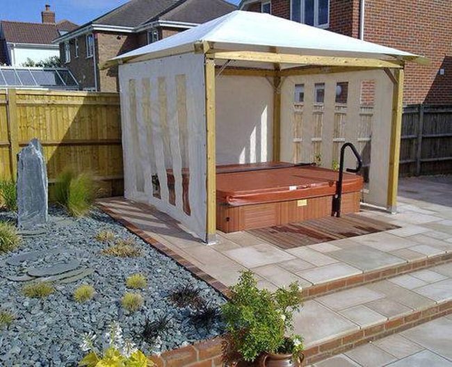 Lattice Gazebo Privacy Screens