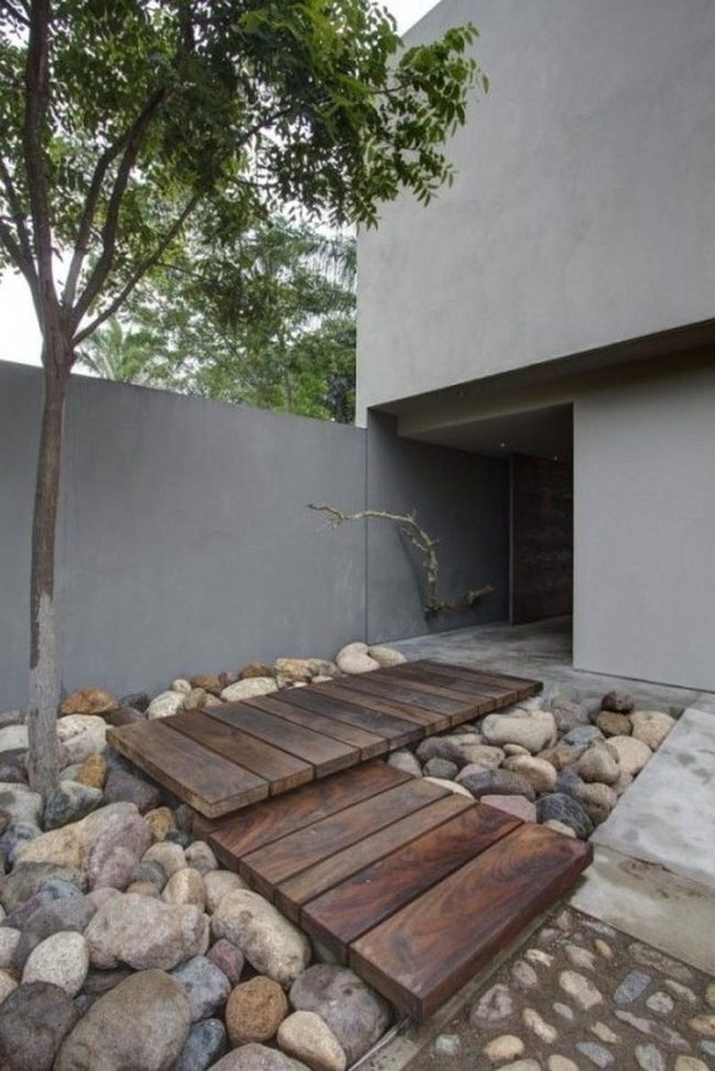 Floating Wood Meets Living Tree