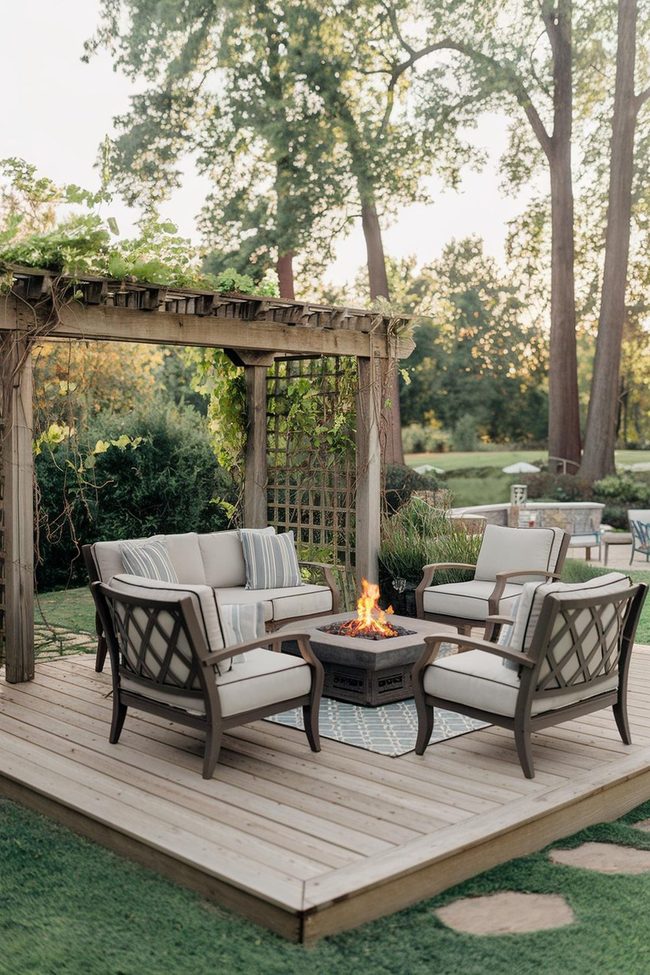Distressed Authentic Timber Countryside Patio
