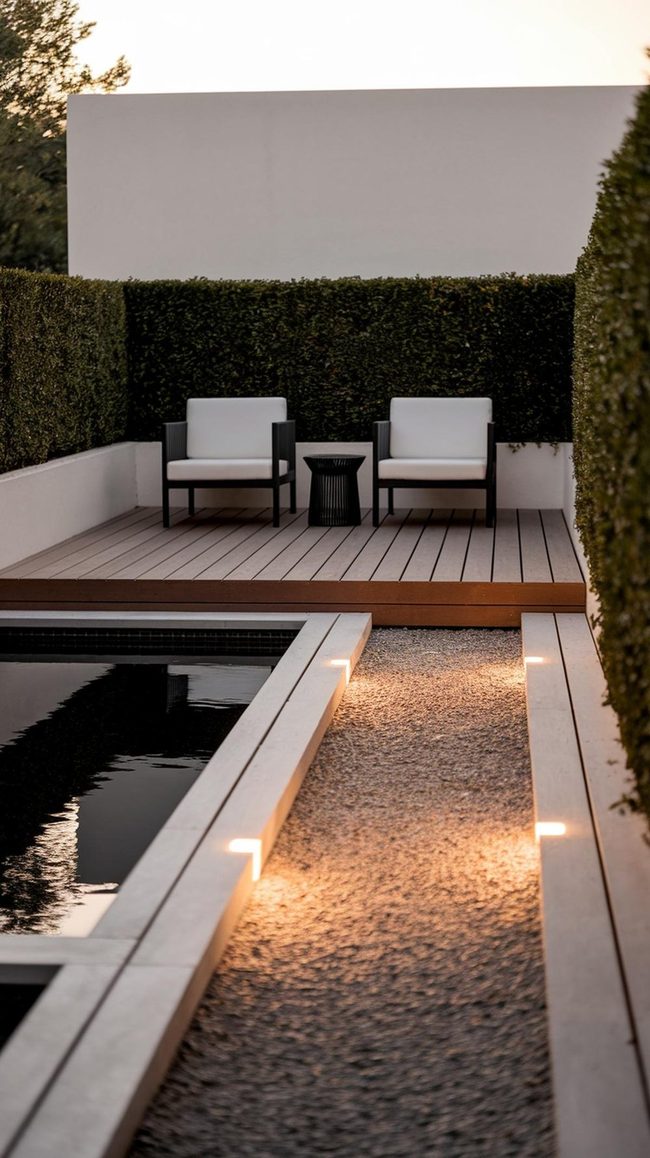 Black And White Garden Simplicity