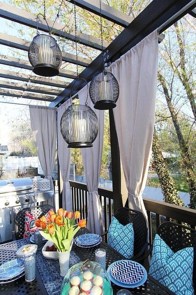 Soft Fabric Privacy Screens Outdoors