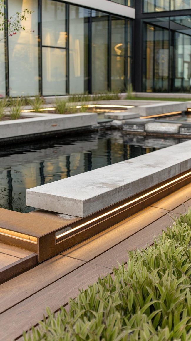 Industrial Pond Edge Lighting