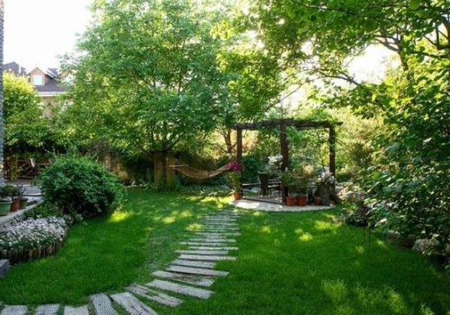 Stone Paths Through Flowering Gardens