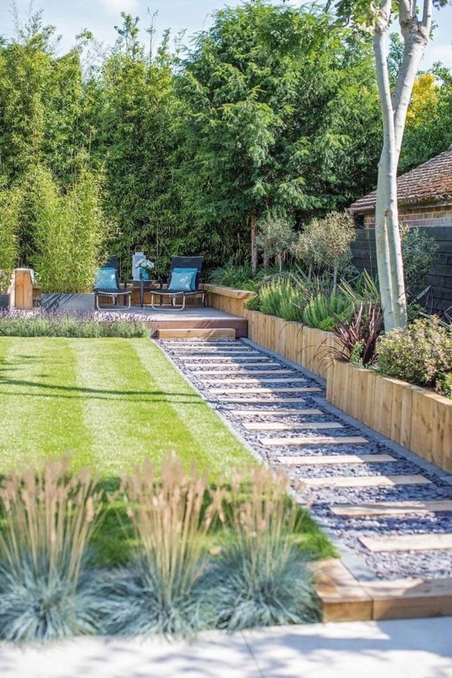 Wooden Planters Garden Deck Retreat