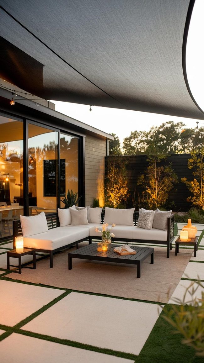 Waterproof Shade Sails Protection