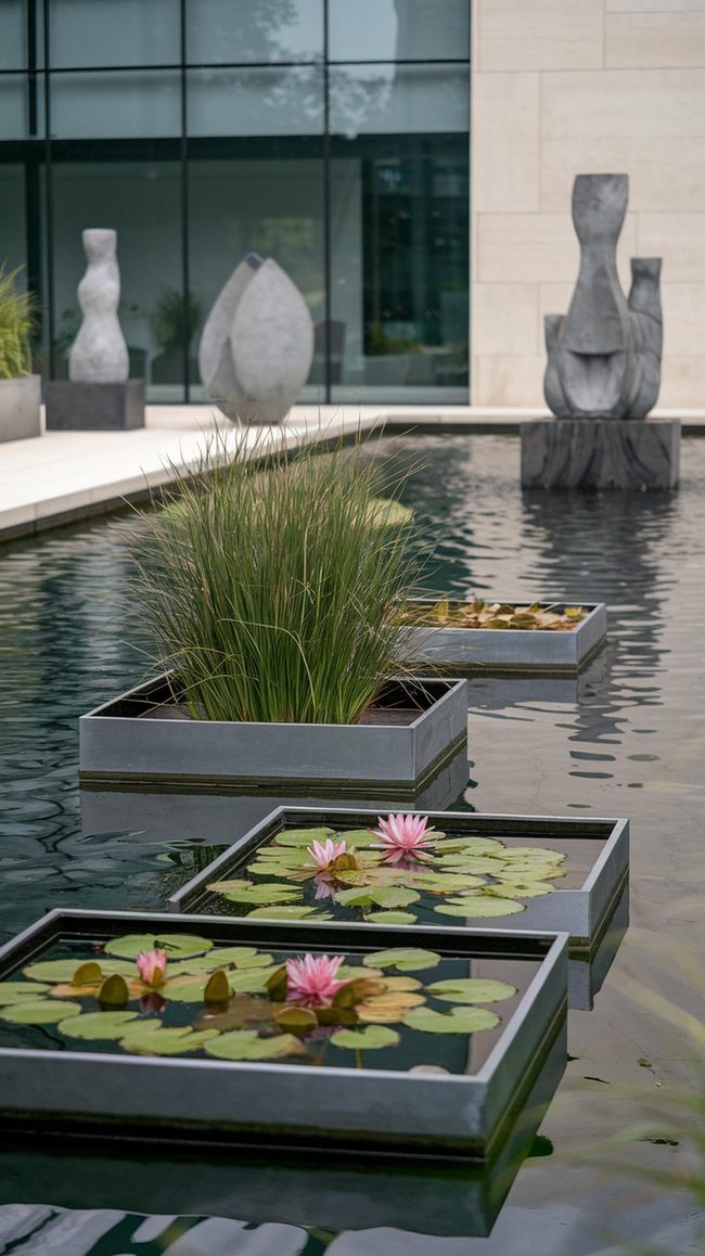 Floating Terraces Meet Sculptural Art