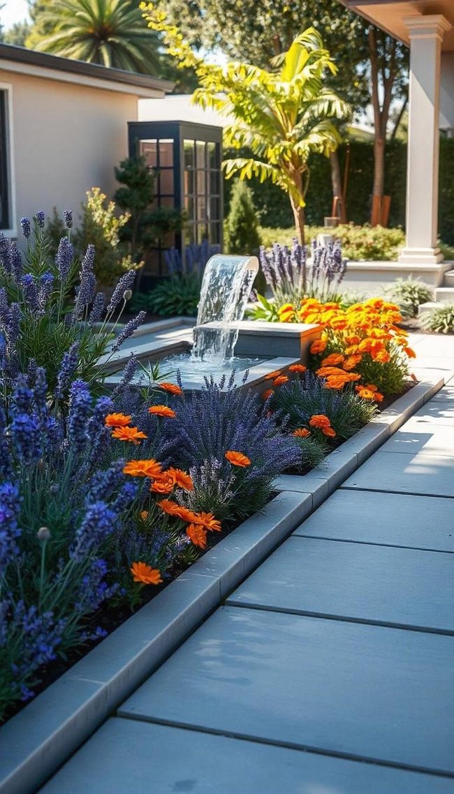 Gray Stone Pathways Frame Entrance