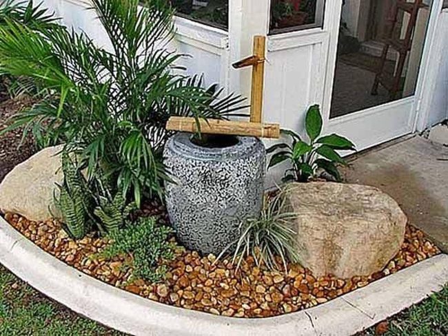 Zen Water Fountain Garden Escape