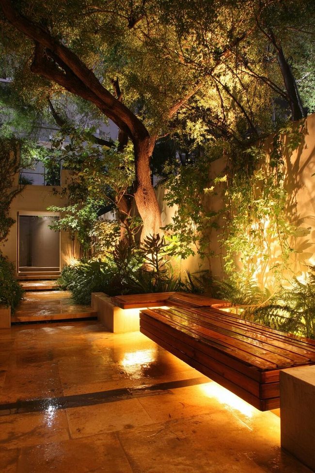 Glowing Hideaways Among Terrace Flowers