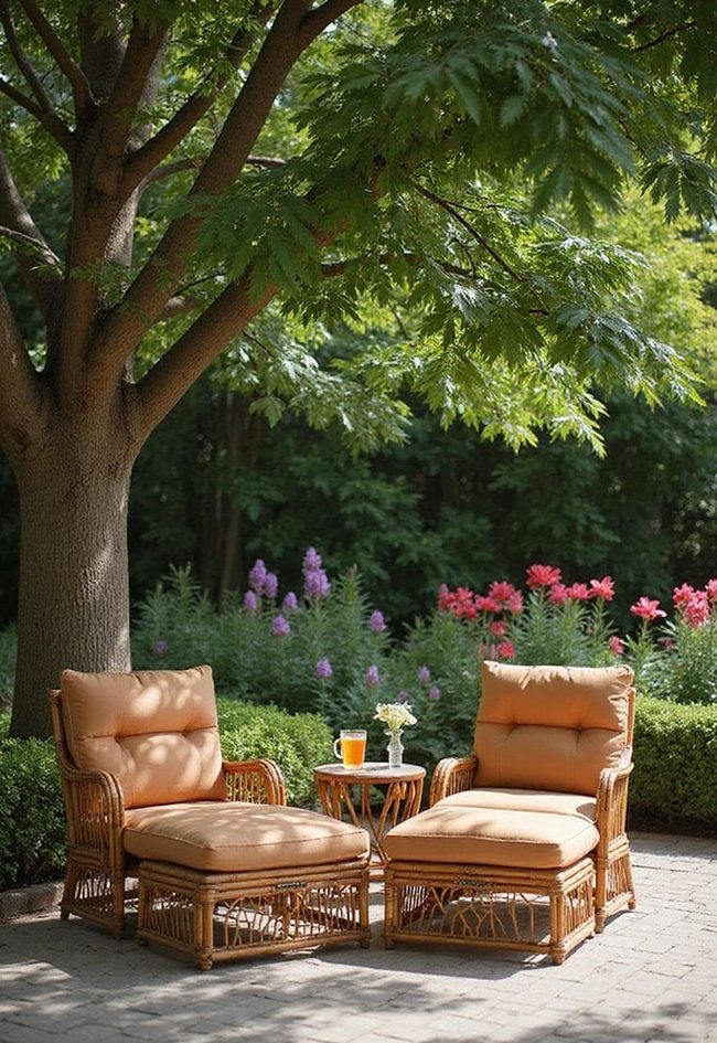 Lightweight Bamboo Lounge Chairs Natural